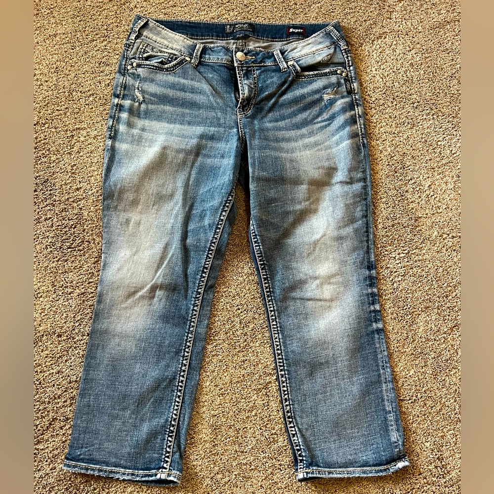 Women’s Silver Suki Capri